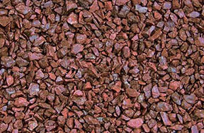 Red Granite resin bound aggregate colour